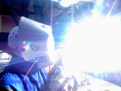 Welding torch flare