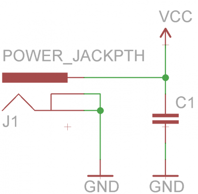 Power circuit wired up