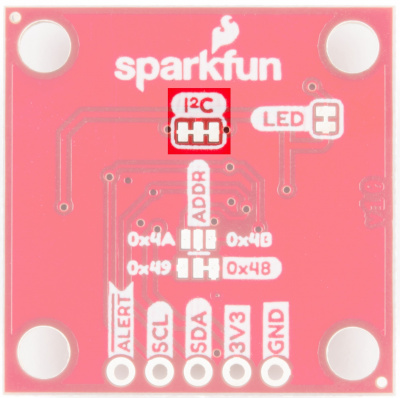 I2C Jumper location highlighted