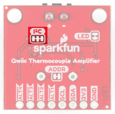 Bottom View of Qwiic Connectors