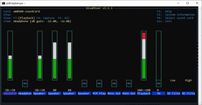 ALSA configured