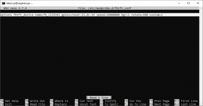 Configure module