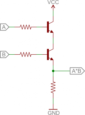 BJT AND circuit