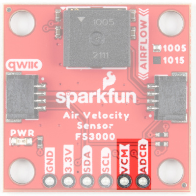 VCM and ADCR pins are the two pins on the far right of the six pins at the bottom of the board