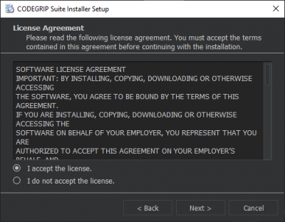 License Agreement