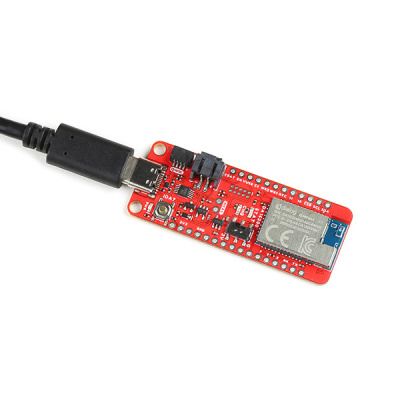SparkFun Thing Plus - DA16200 connected to a computer