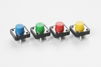 multicolored buttons