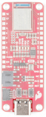 USB-C port for programming the Artemis Thing Plus