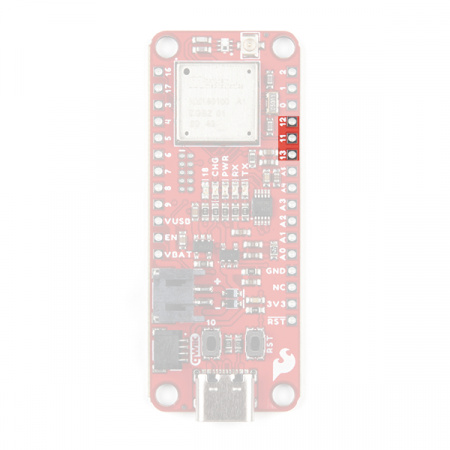 Annotated image of SPI pins