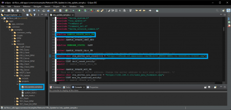 OTA example in Eclipse