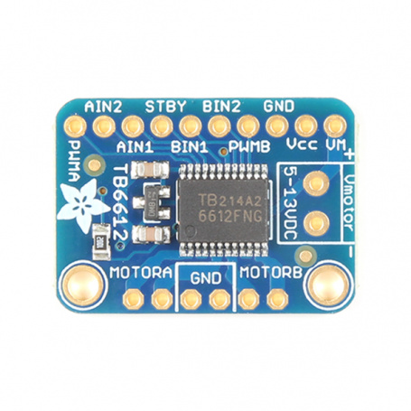 TB6612 1.2A DC/Stepper Motor Driver Breakout Board - ROB-20679 ...