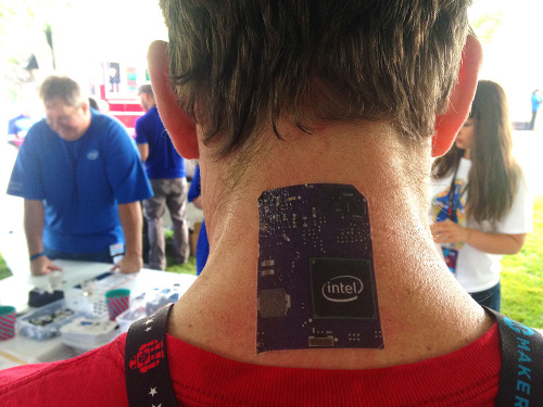 Jeff's Intel tattoo