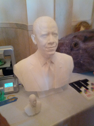 3D Bust of Obama