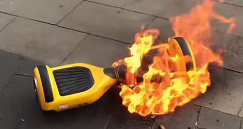 hover board fire