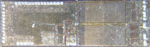 closeup of chip labeled U1