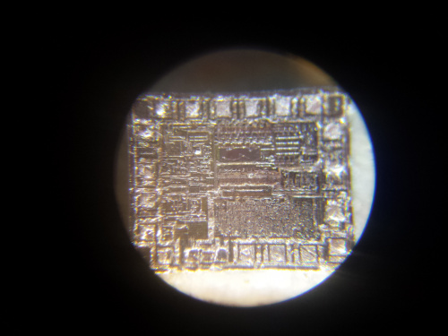 closeup of chip labeled U2