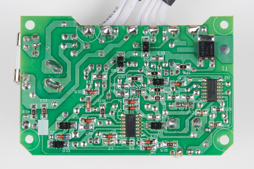 Back side of the heated blanket PCB