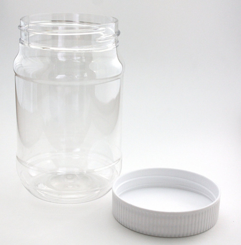 the plastic jar in question, as seen on the Amazon seller's product page.
