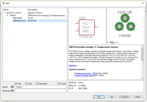 Using wildcard to search the add dialog