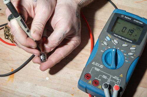 Measuring the resistance of a SMOK coil