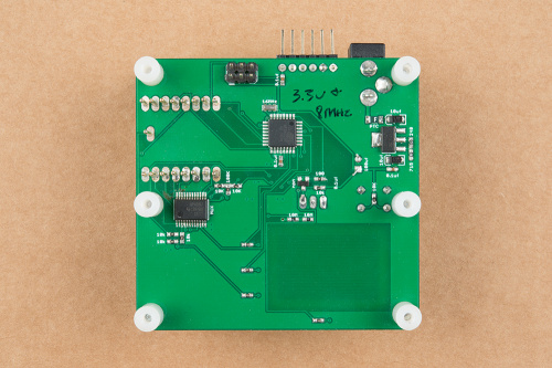 Testbed design with all of the components designed into one single PCB layout