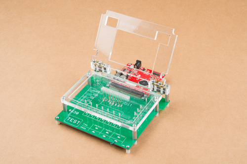 example testbed using flying jalapeno and acrylic waffle top design