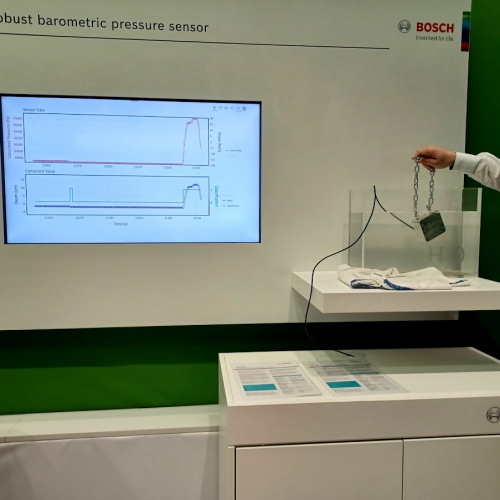 Liquid barometric pressure sensor data