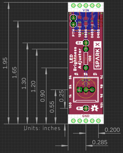 LED Tester Layout