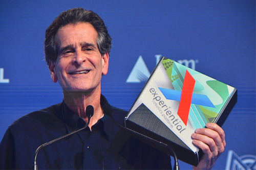 Dean Kamen with the XRP Kit