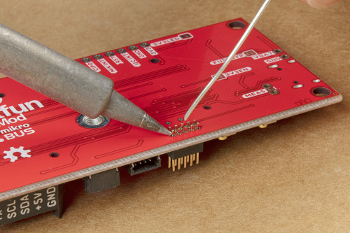 Soldering a JTAG header