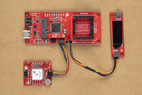 Attaching Qwiic devices to carrier board