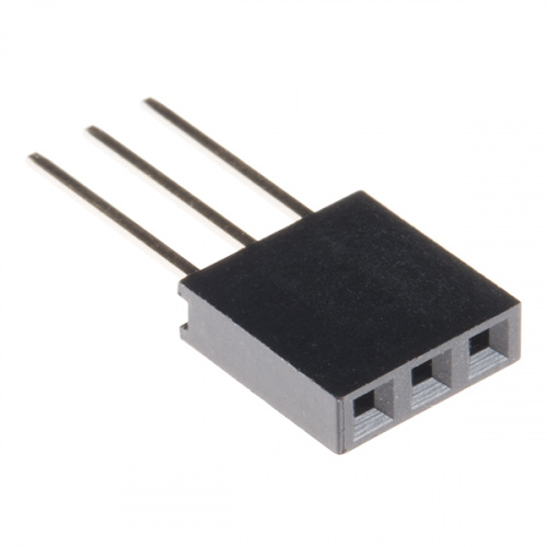 Stackable Header - 3 Pin (Female, 0.1")