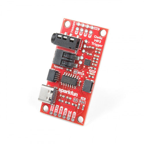 SparkFun MP3 Trigger 18 Trigger inputs to Alternate Functions Random & sequential Track Selection Transport Controls Even Volume up/Down Real-Time Volume Control Full-Duplex Serial Control 