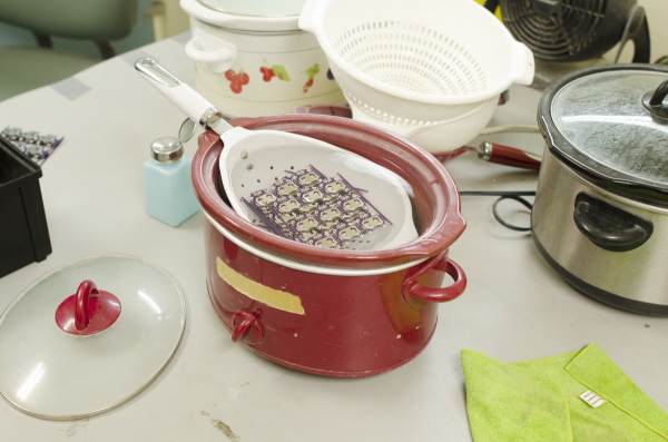 Electronics in a crockpot