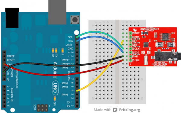 Fritzing Breadboard