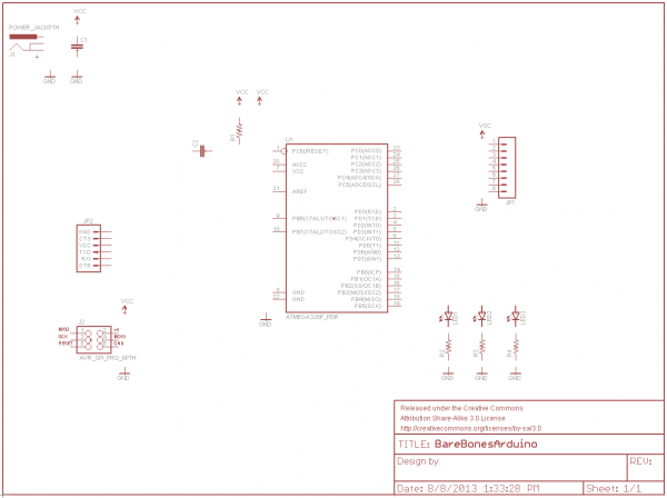 Schematic with all parts added