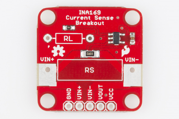 Pinout of INA169 Breakout Board