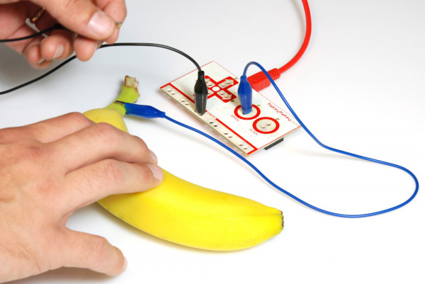 Pressing the banana key