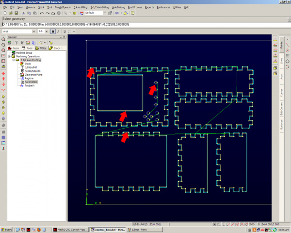 Must create 2 different tool paths