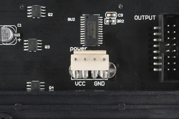Panel power connector