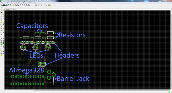 Blank board created