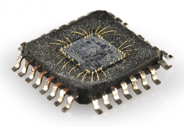 Internal view of an IC