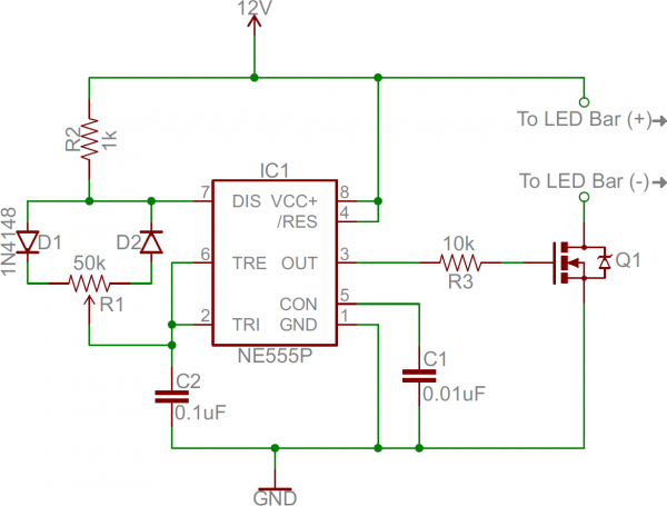 555 Dimmer circuit