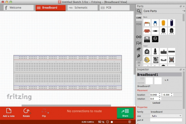 breadboard view