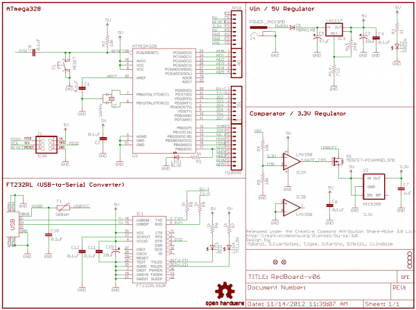 Example of a sectioned schematic