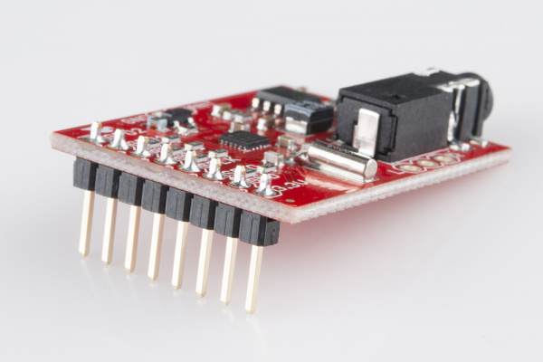 Breakout board with headers soldered