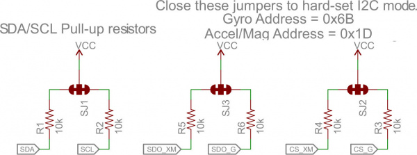 Jumpers on schematic