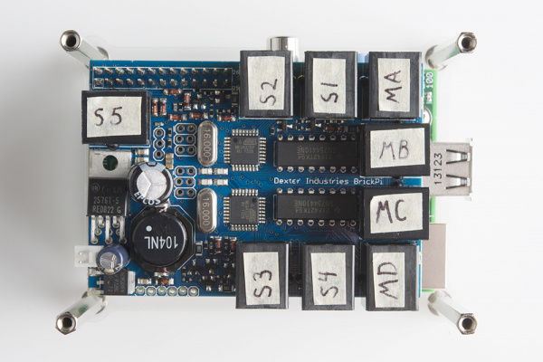 BrickPi with labels