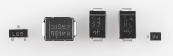 Some SMD diodes