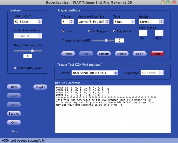 Example Configuration, if you set it up the same, your screen should look just like this